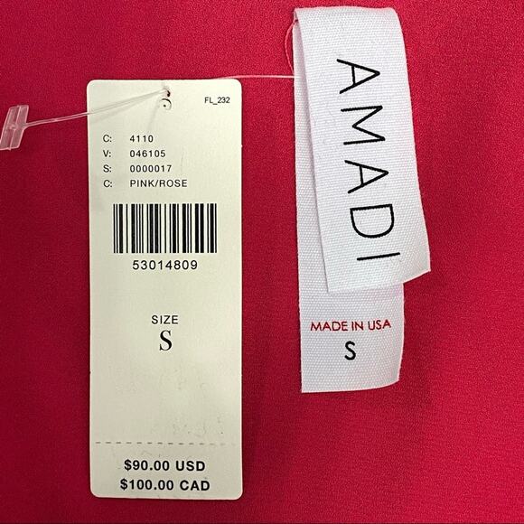 Anthropologie Amadi Ameline Tank Top Sleeveless Womens Size S Fuchsia Pink - Picture 12 of 16